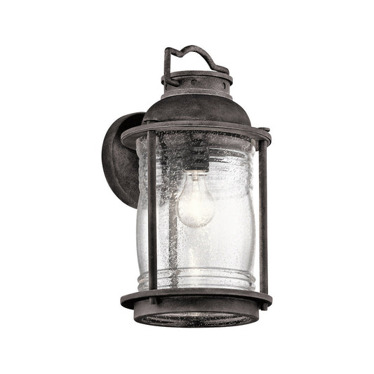 Ashland Bay 1 Light Large Wall Lantern – Zinc