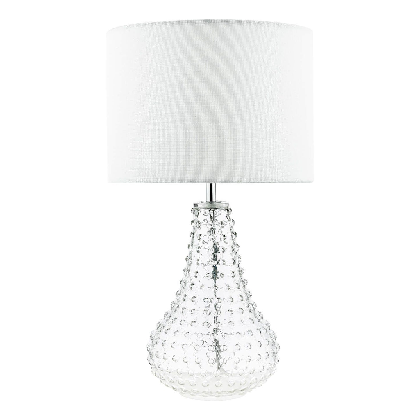 Kristina Table Lamp Textured Glass With Shade