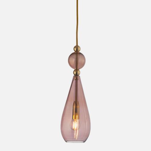 Smykke Pendant lamp M Obsidian