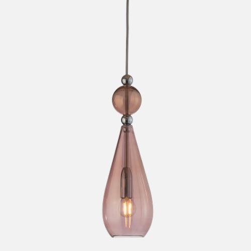 Smykke Pendant lamp M Obsidian