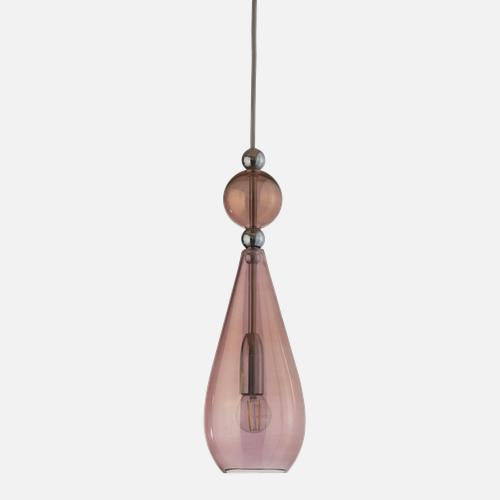 Smykke Pendant lamp M Obsidian