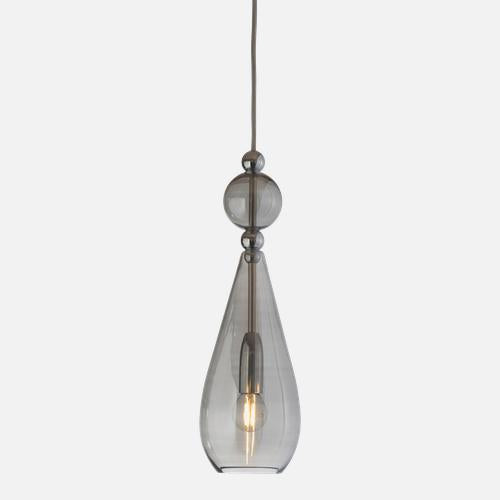 Smykke Pendant lamp M Smokey grey
