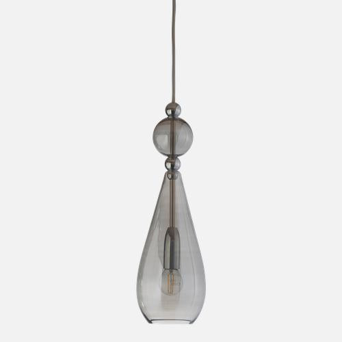 Smykke Pendant lamp M Smokey grey
