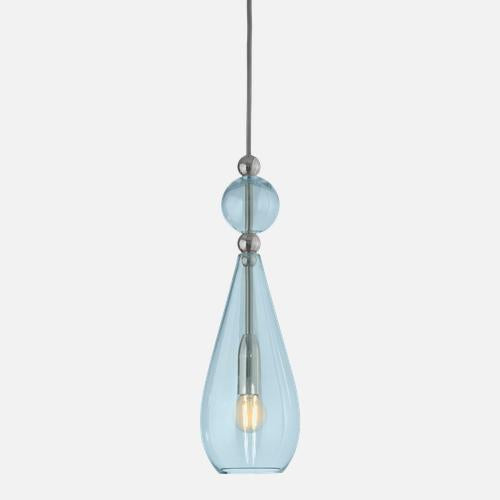 Smykke Pendant lamp M Topaz blue