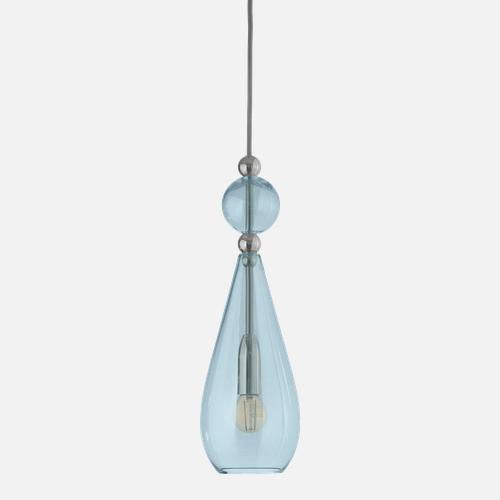 Smykke Pendant lamp M Topaz blue