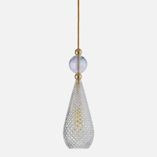 Smykke Pendant lamp M Crystal check Chameleon ball