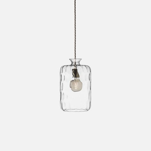 Pillar  Pendant lamp Clear Dimples