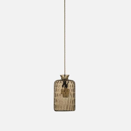 Pillar  Pendant lamp Golden smoke Dimples