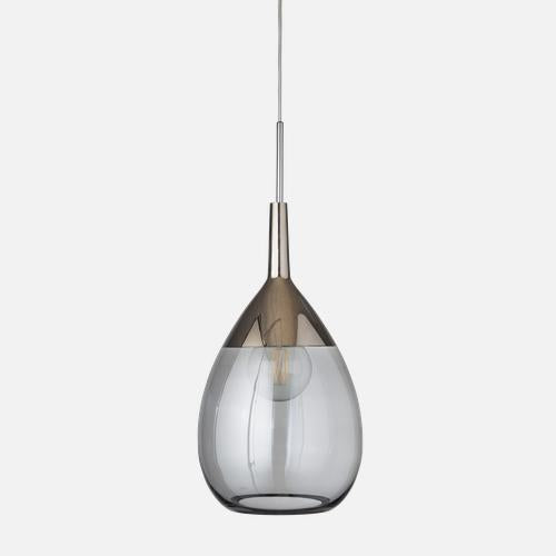 Lute Pendant lamp XL Smokey grey Platinum