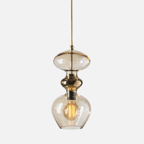 Futura   Pendant lamp M Golden smoke