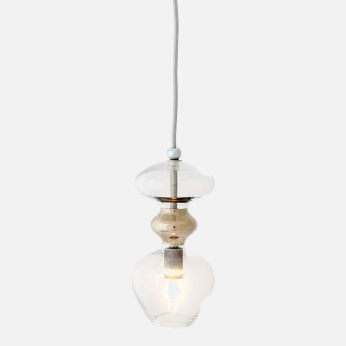 Futura   Pendant lamp S Clear Platinum