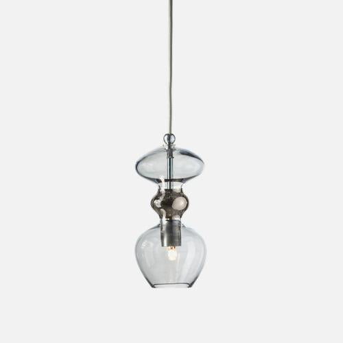 Futura   Pendant lamp S Topaz blue Platinum