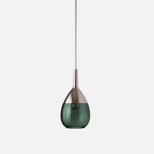 Lute Pendant lamp S Ivy green Platinum