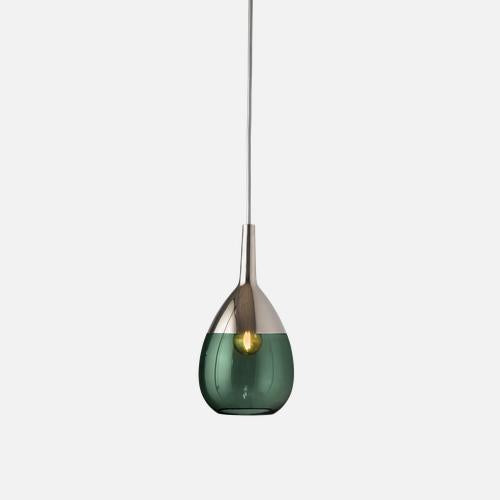 Lute Pendant lamp S Ivy green Platinum