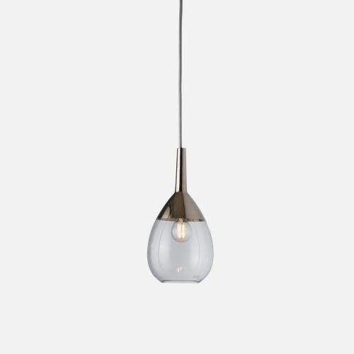 Lute Pendant lamp S Clear Platinum