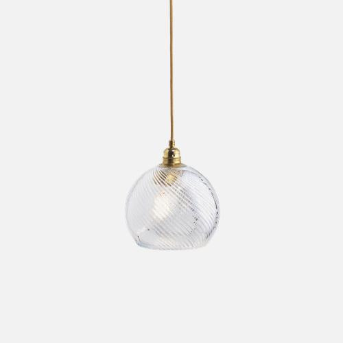 Rowan Crystal pendant lamp M Swirl