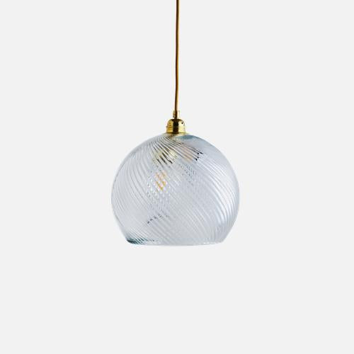 Rowan Crystal pendant lamp L Swirl