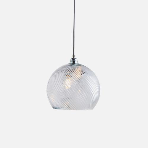 Rowan Crystal pendant lamp L Swirl