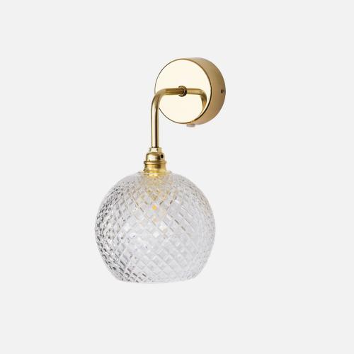 Rowan  Crystal wall lamp S Small check