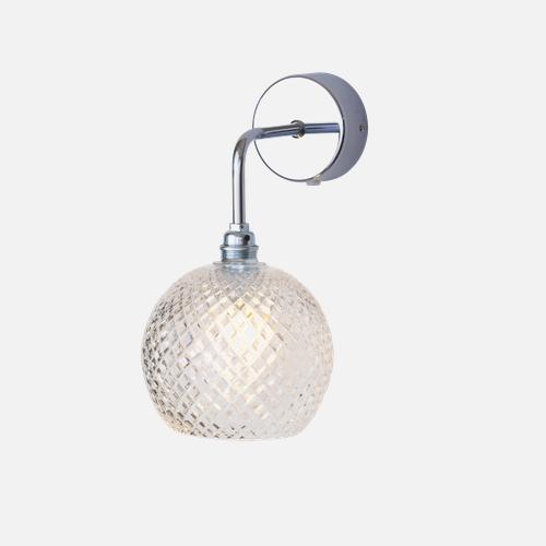 Rowan  Crystal wall lamp S Small check