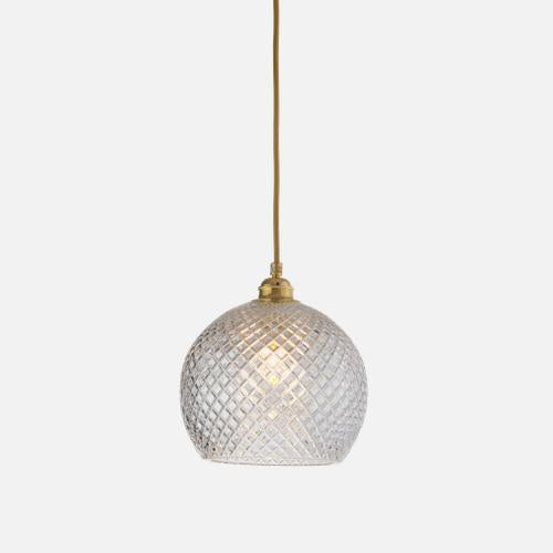 Rowan  Crystal pendant lamp M Small check