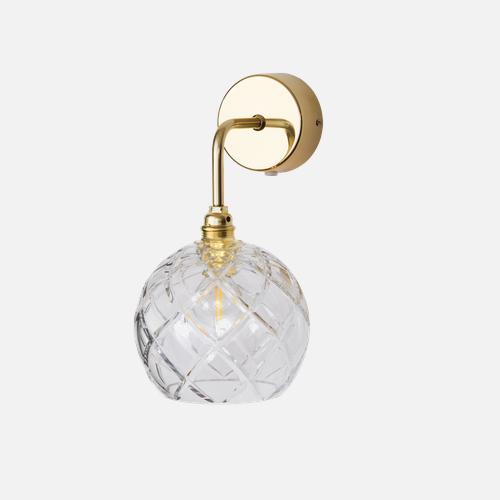 Rowan  Crystal wall lamp S Large check