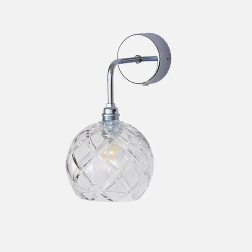 Rowan  Crystal wall lamp S Large check
