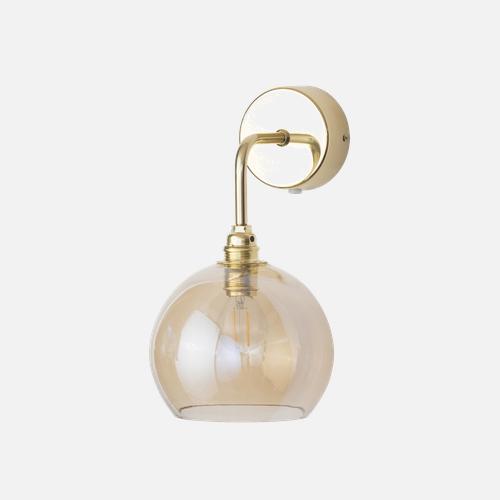 Rowan  Wall lamp S Golden smoke