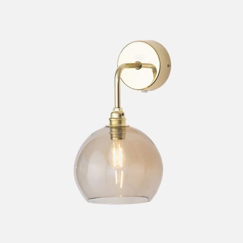 Rowan  Wall lamp S Chestnut brown