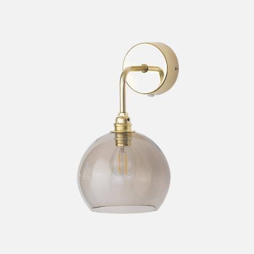 Rowan  Wall lamp S Chestnut brown