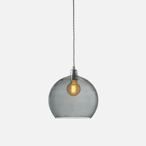 Rowan  Pendant lamp L Smokey grey