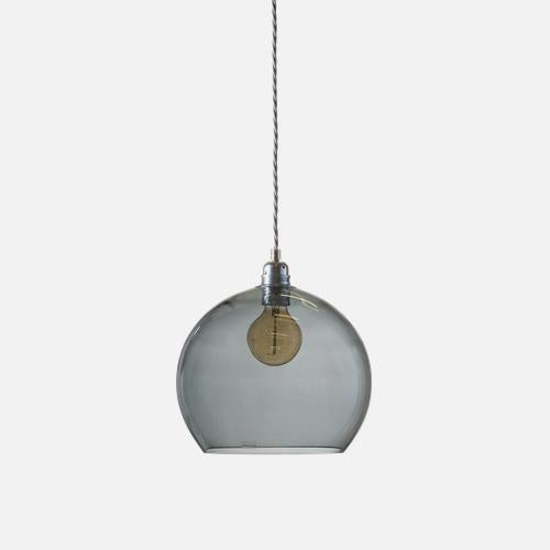 Rowan  Pendant lamp L Smokey grey