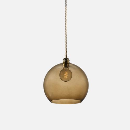 Rowan  Pendant lamp L Chestnut brown