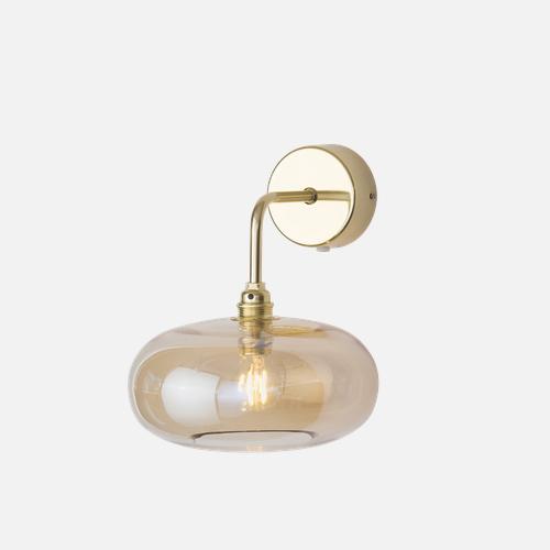 Horizon  Wall lamp S Golden smoke