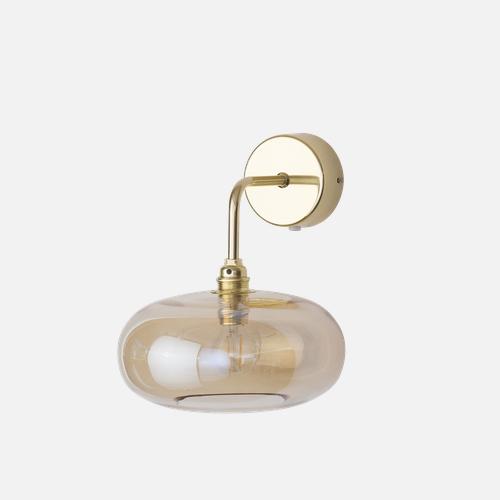 Horizon  Wall lamp S Golden smoke