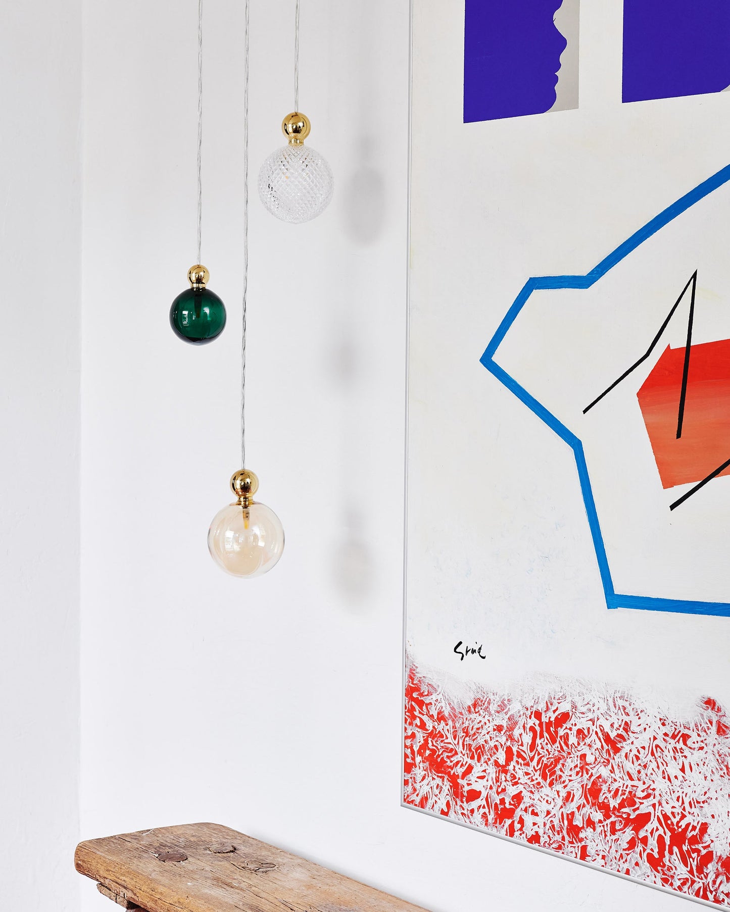 Uva Pendant multi M Ivy green