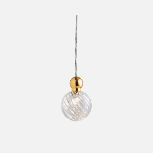 Uva Crystal pendant lamp M Swirl