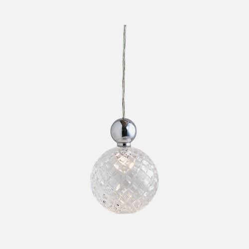 Uva Crystal pendant lamp L Small check
