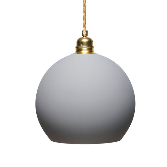 Rowan Pendant lamp M Earl grey Sanded