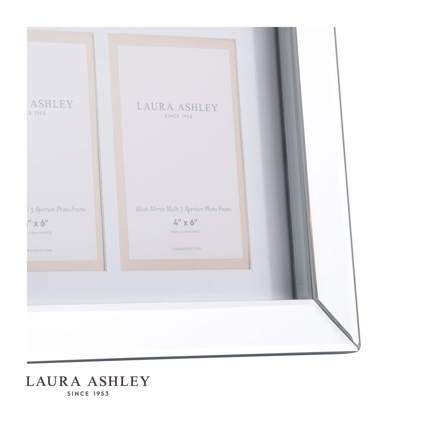 Laura Ashley Block Photo Frame 3 Aperture 6x4 inch