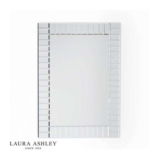 Laura Ashley Capri Small Rectangle Bevelled Mirror 60 x 45cm