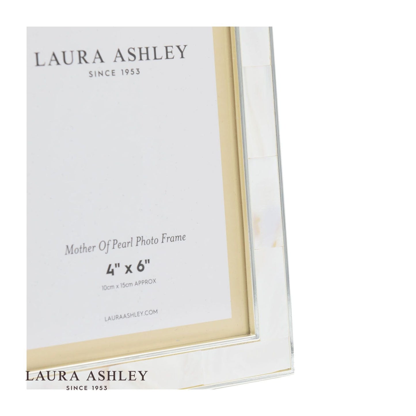 Laura Ashley Mother Of Pearl Photo Frame 4x6 Inch