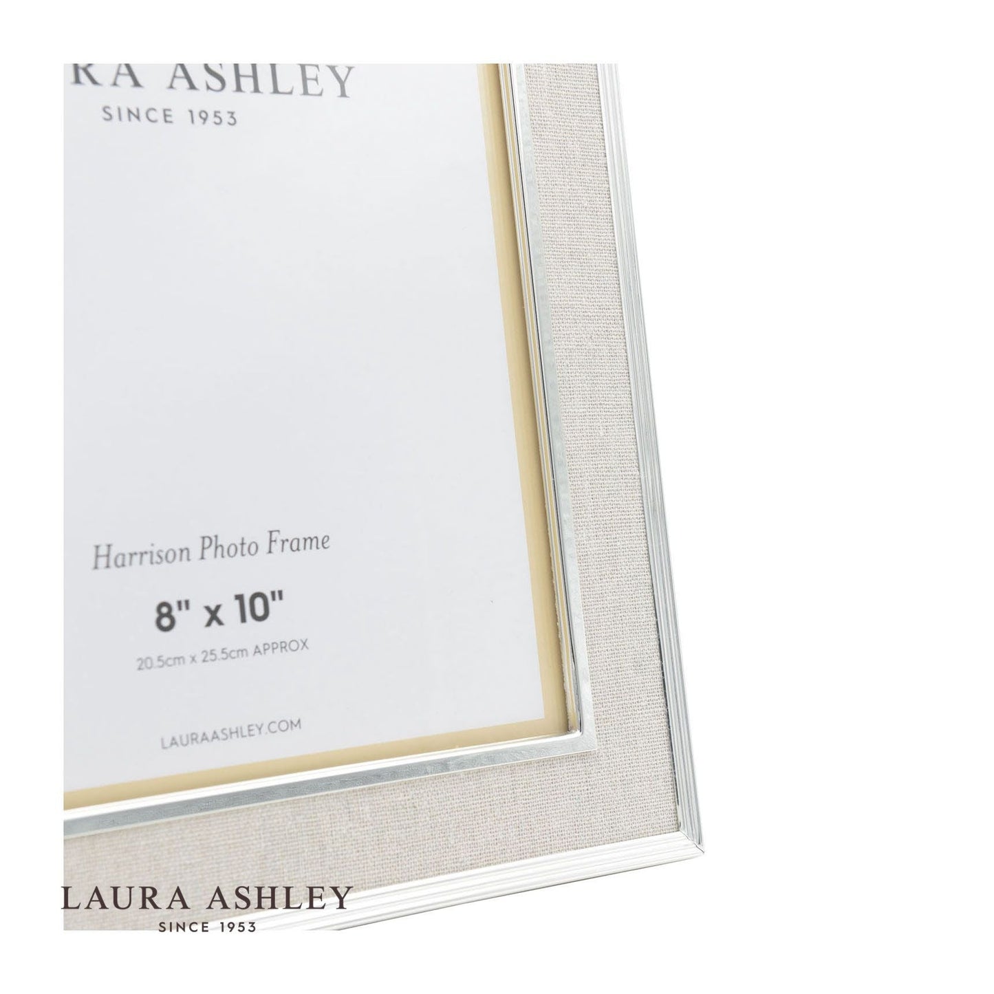 Laura Ashley Harrison Photo Frame Linen 8x10 Inch