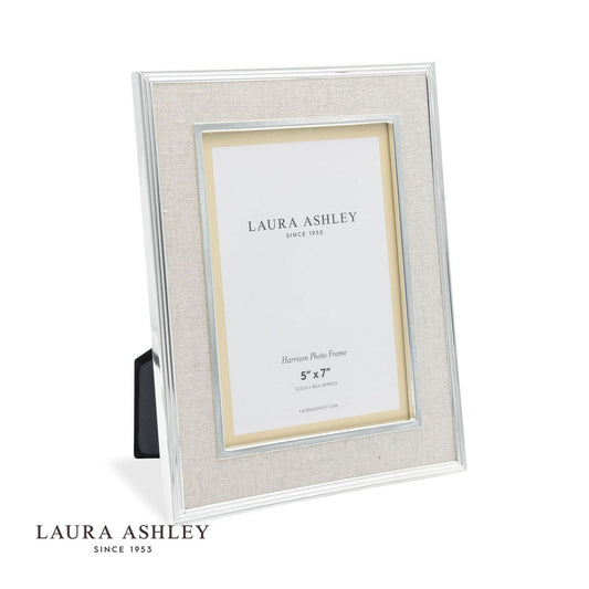 Laura Ashley Harrison Photo Frame Linen 5x7 Inch