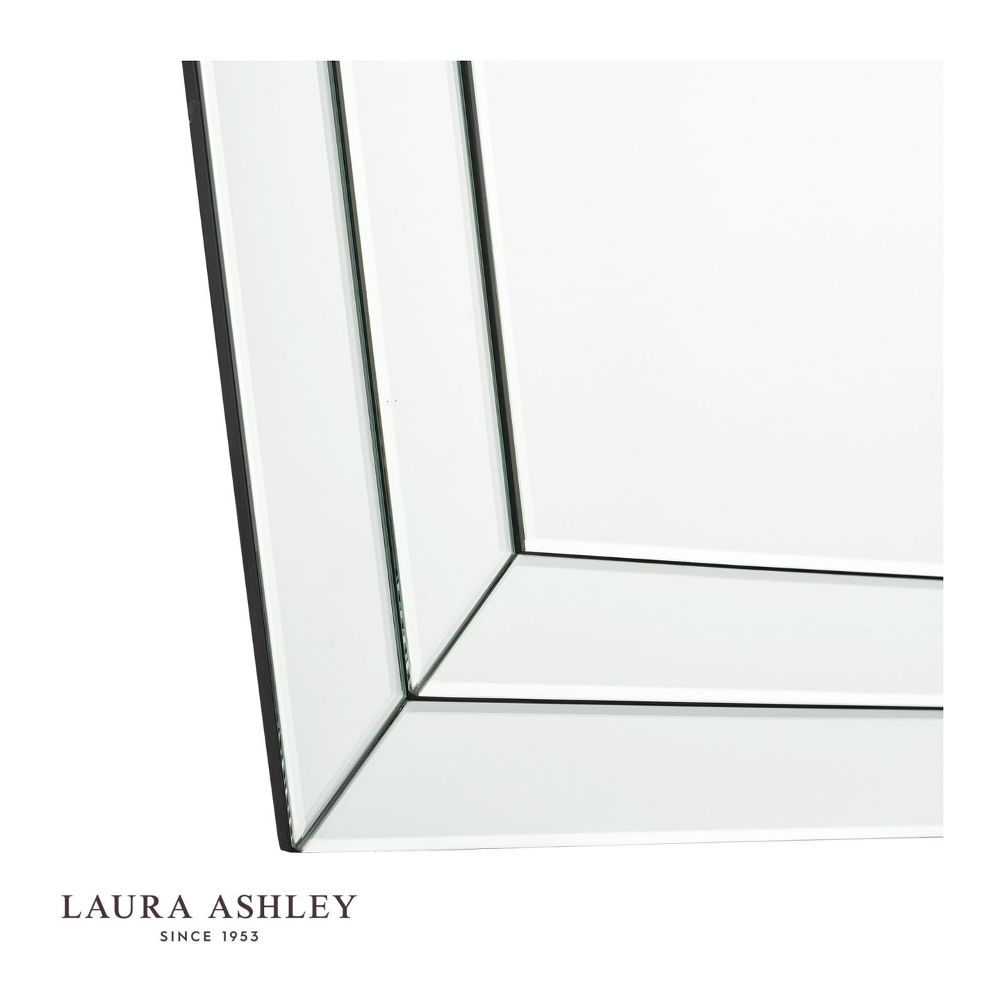 Laura Ashley Duchess Rectangle Mirror 90 x 78cm