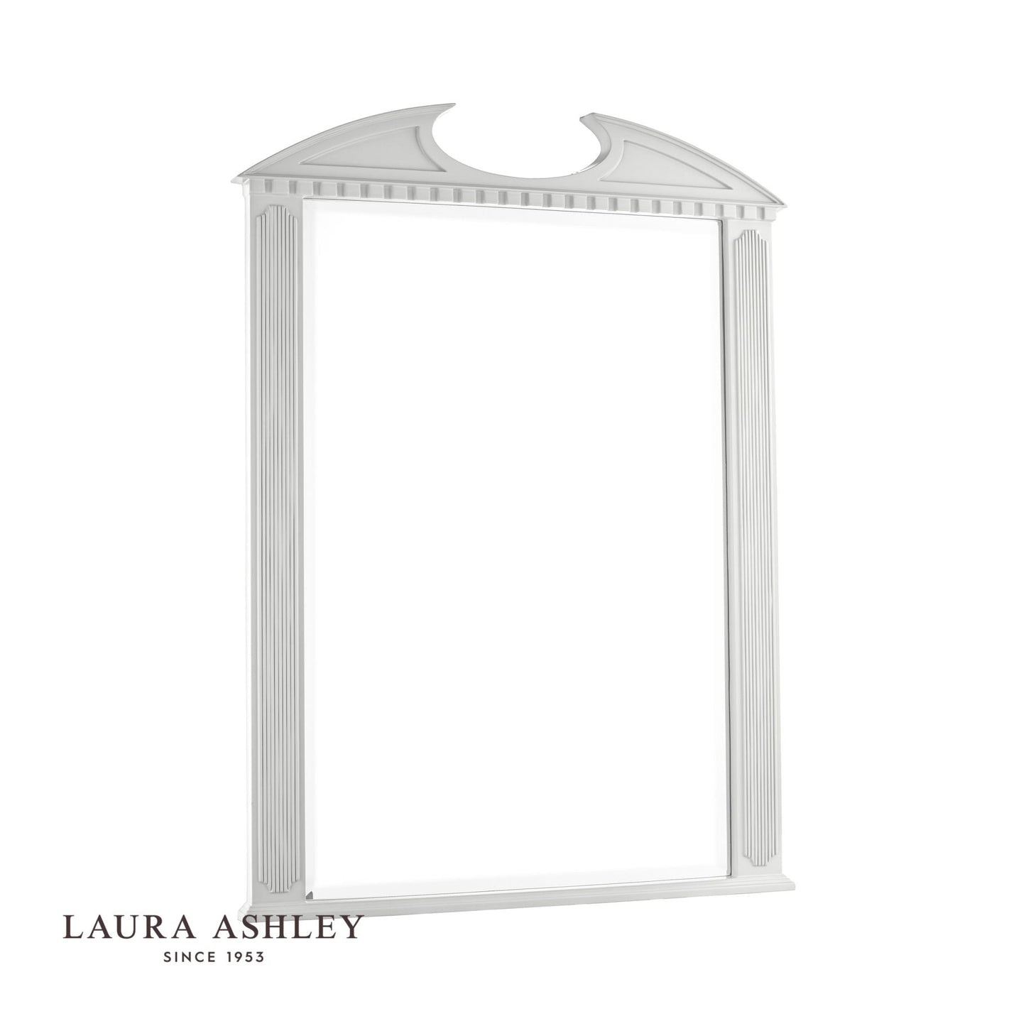 Laura Ashley Rossett Rectangle Mirror Grey 120 x 90cm