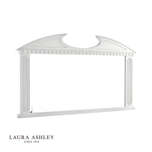 Laura Ashley Rossett Over Mantle Mirror Grey 70 x 120cm