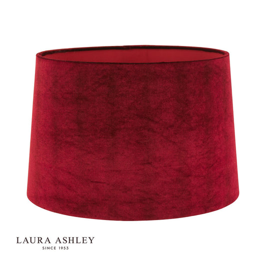 Laura Ashley Velvet Shade Cranberry 35.5cm/14 inch