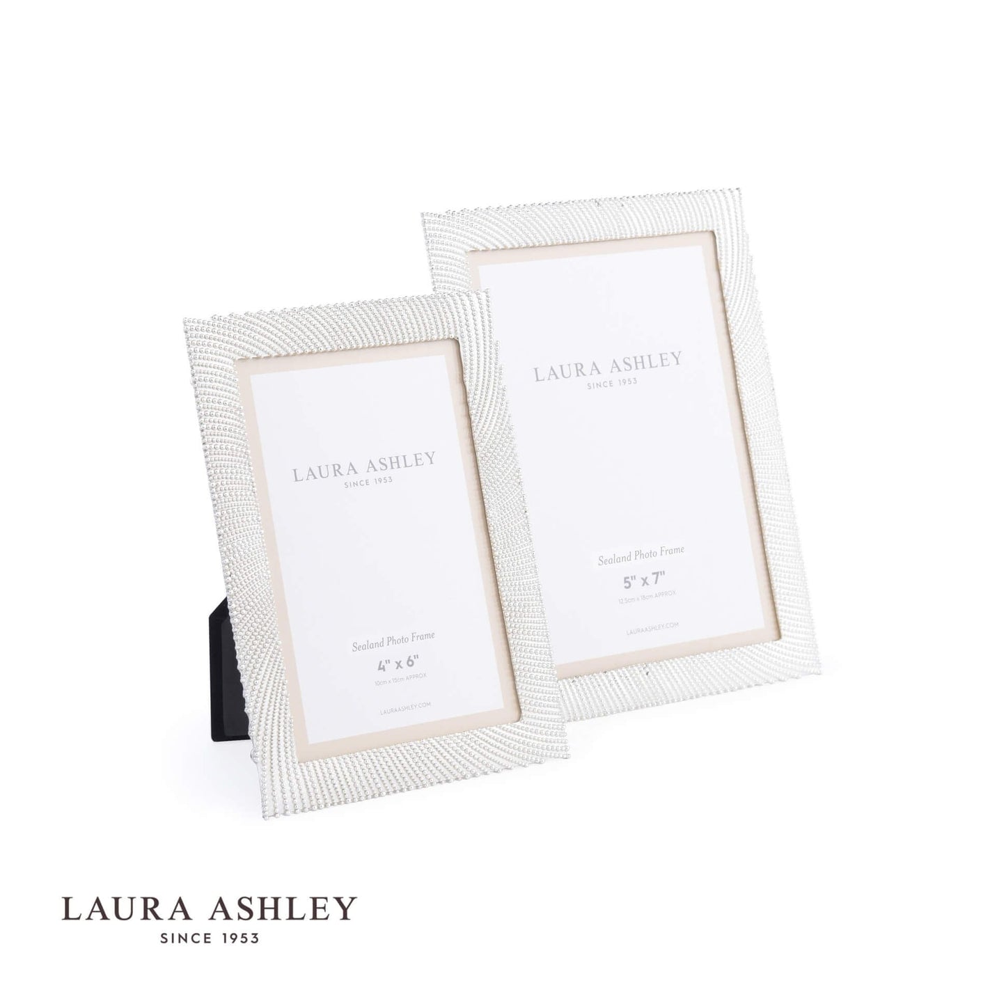 Laura Ashley Sealand Photo Frame Silver Plated 4x6 Inch