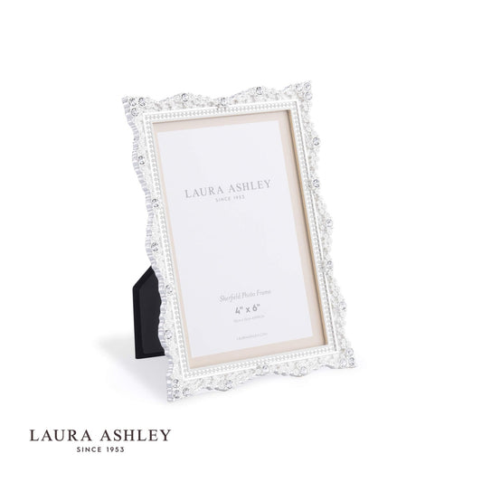 Laura Ashley Sherfield Photo Frame Silver Plated 4x6 Inch